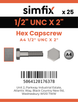 Simfix product label - 931UA412051-T