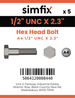 Simfix product label - 931UA412070-D