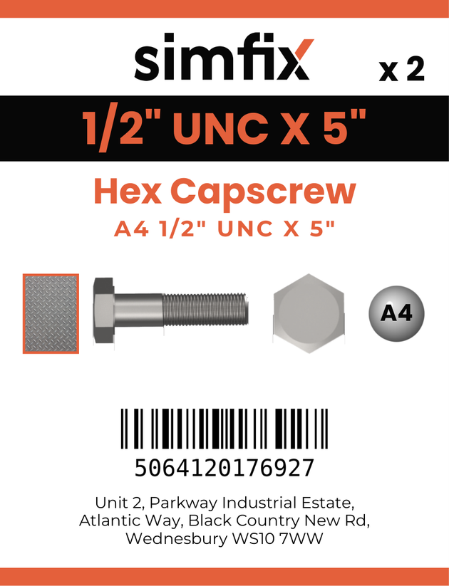 Simfix product label - 931UA412127-D