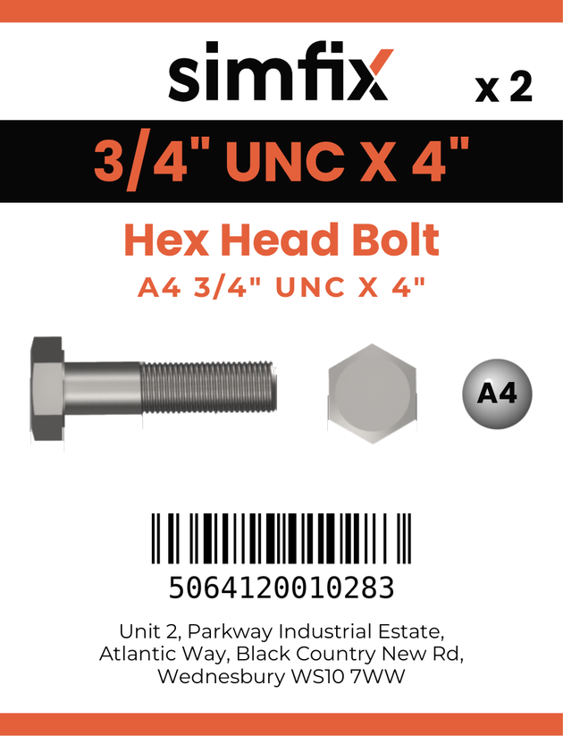 Simfix product label - 931UA434102-D