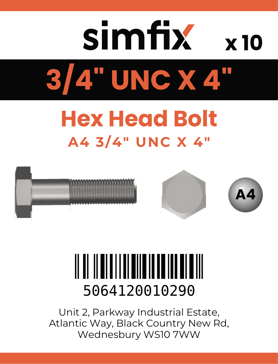 Simfix product label - 931UA434102-T