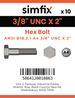 Simfix product label - 931UA438051-D