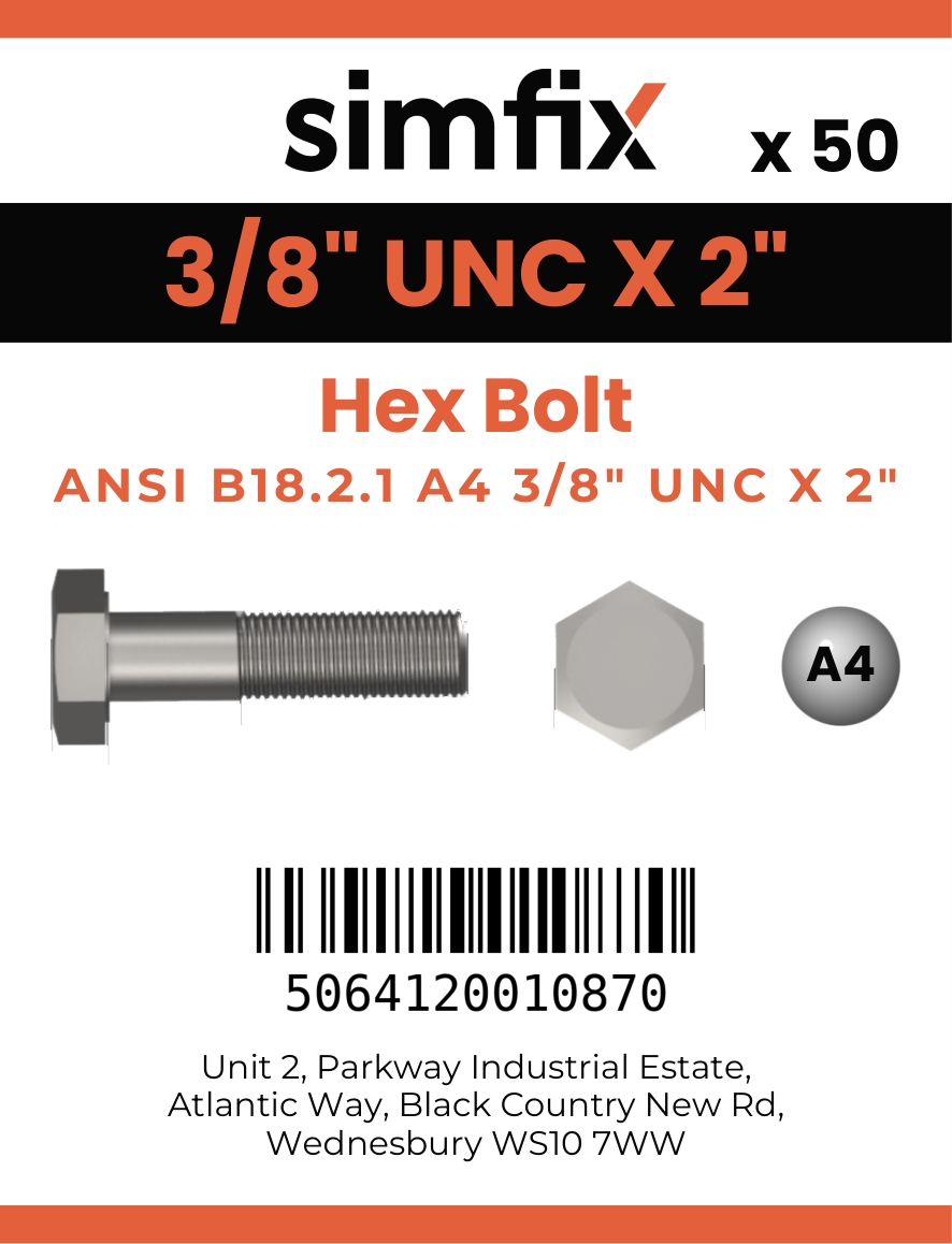 Simfix product label - 931UA438051-T