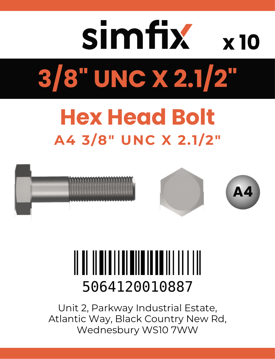 Simfix product label - 931UA438064-D
