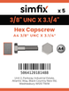 Simfix product label - 931UA438083-D