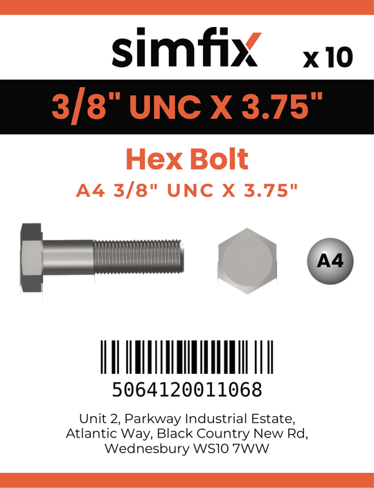 Simfix product label - 931UA438095-D