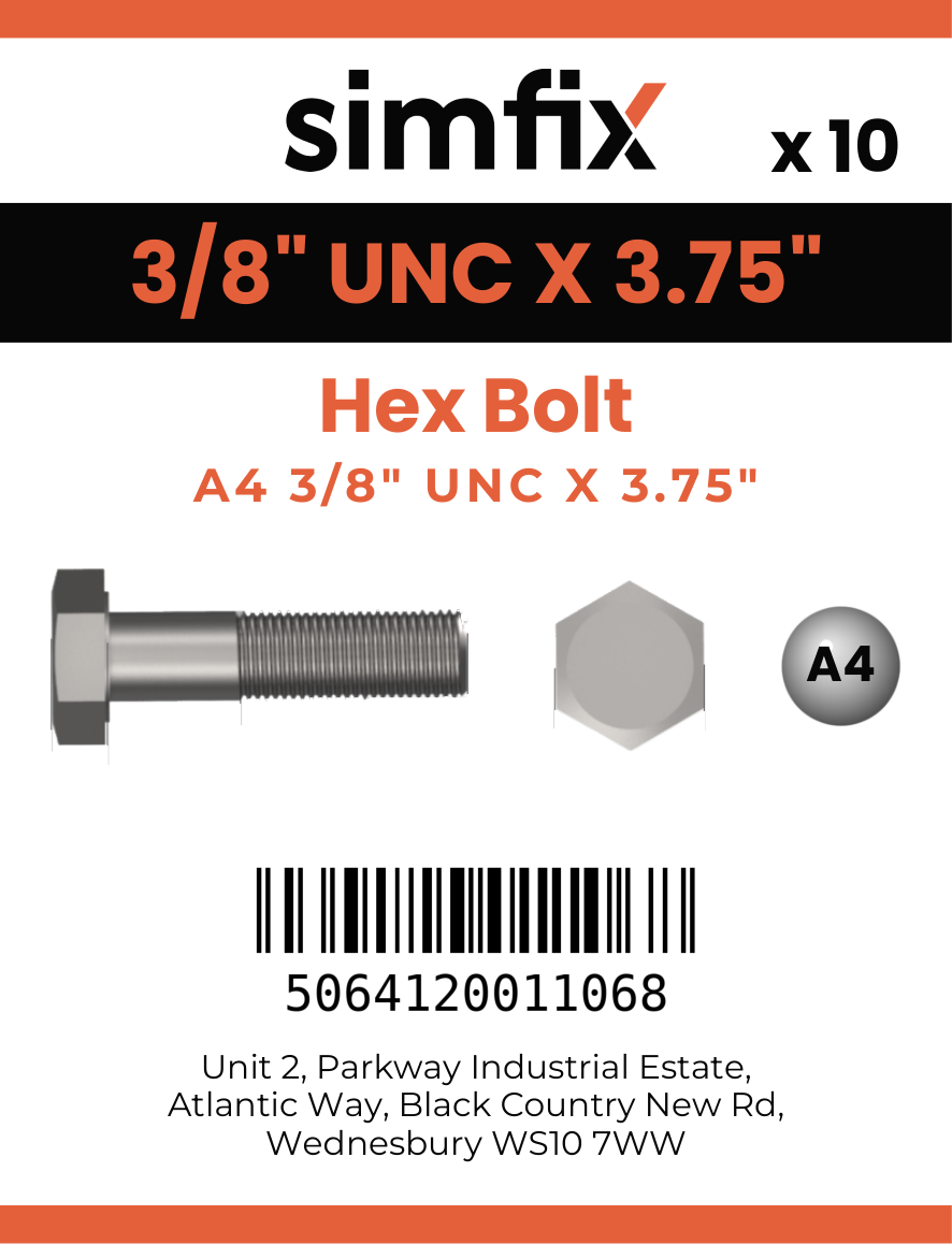 Simfix product label - 931UA438095-D