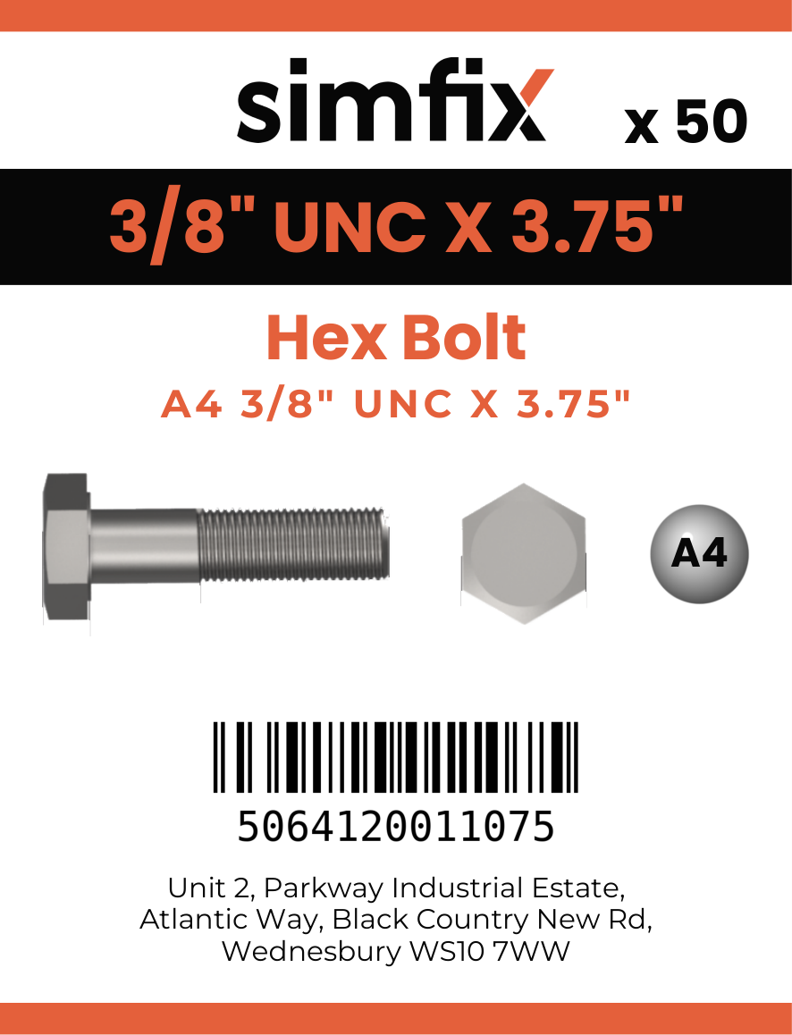 Simfix product label - 931UA438095-T