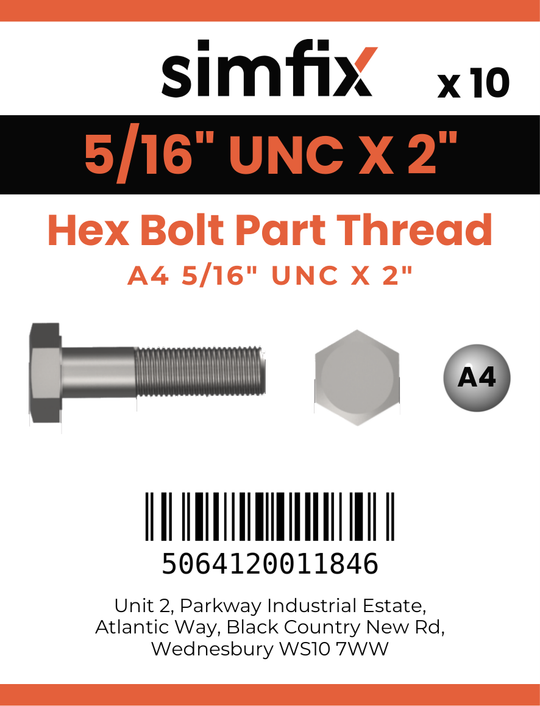 Simfix product label - 931UA4516051-D
