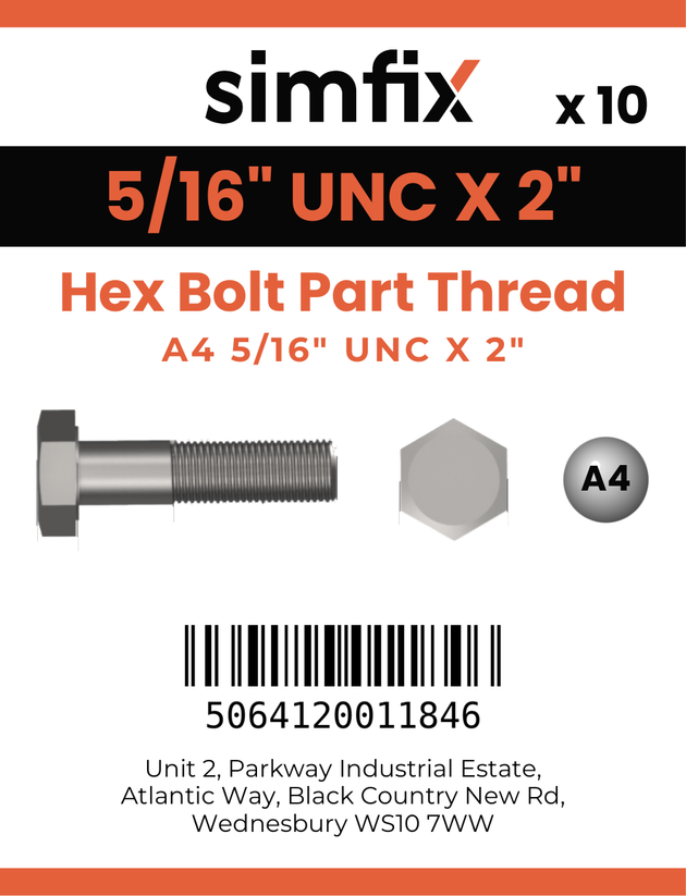 Simfix product label - 931UA4516051-D