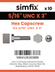 Simfix product label - 931UA4516076-D