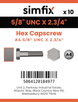 Simfix product label - 931UA458070-T
