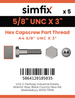 Simfix product label - 931UA458076-T