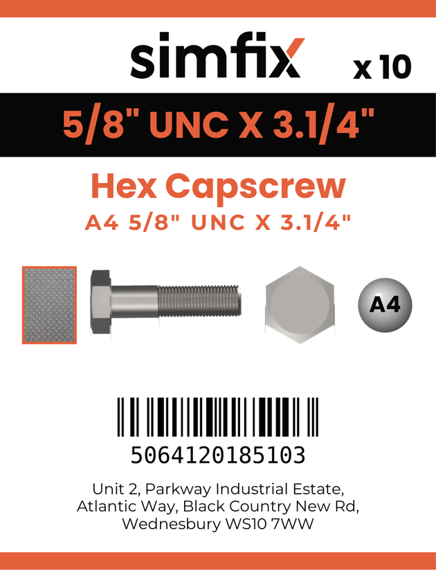 Simfix product label - 931UA458083-D