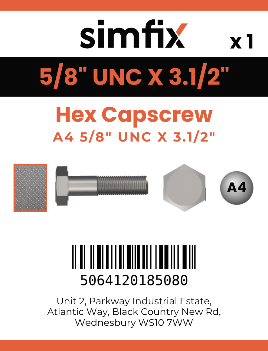 Simfix product label - 931UA458089-D