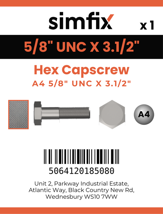 Simfix product label - 931UA458089-D