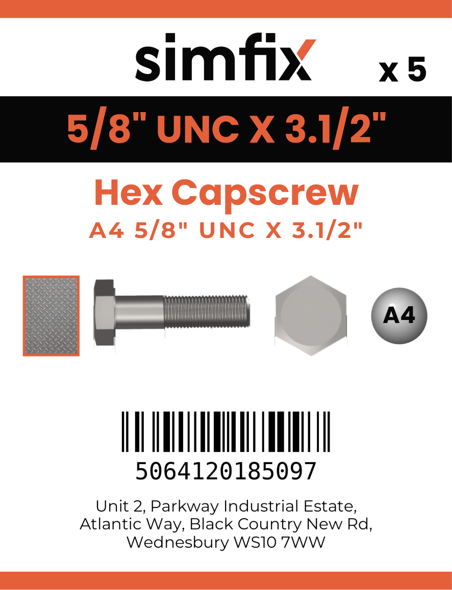Simfix product label - 931UA458089-T
