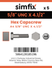 Simfix product label - 931UA458114-T
