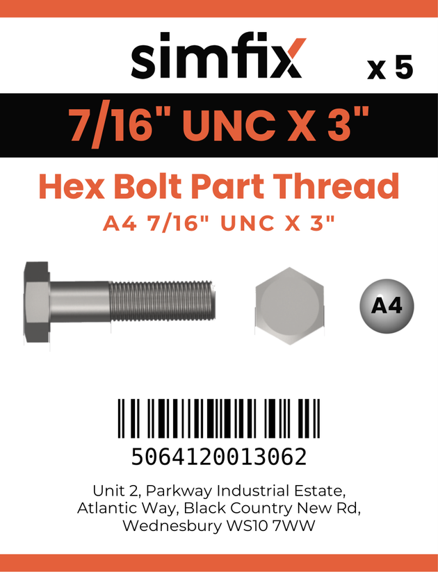 Simfix product label - 931UA4716076-D