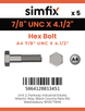 Simfix product label - 931UA478114-T