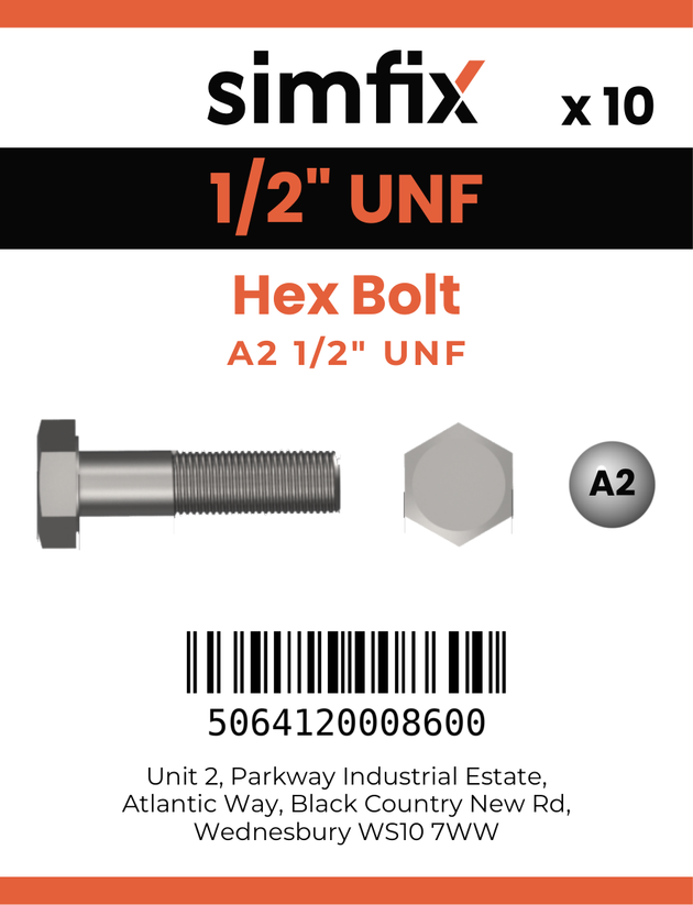 Simfix product label - 931UFA212064-D