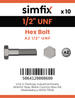 Simfix product label - 931UFA212064-D