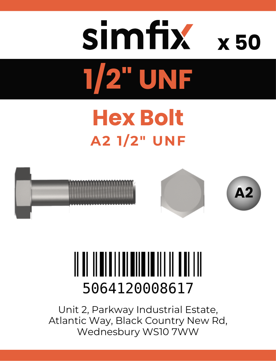 Simfix product label - 931UFA212064-T