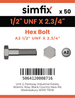 Simfix product label - 931UFA212070-T