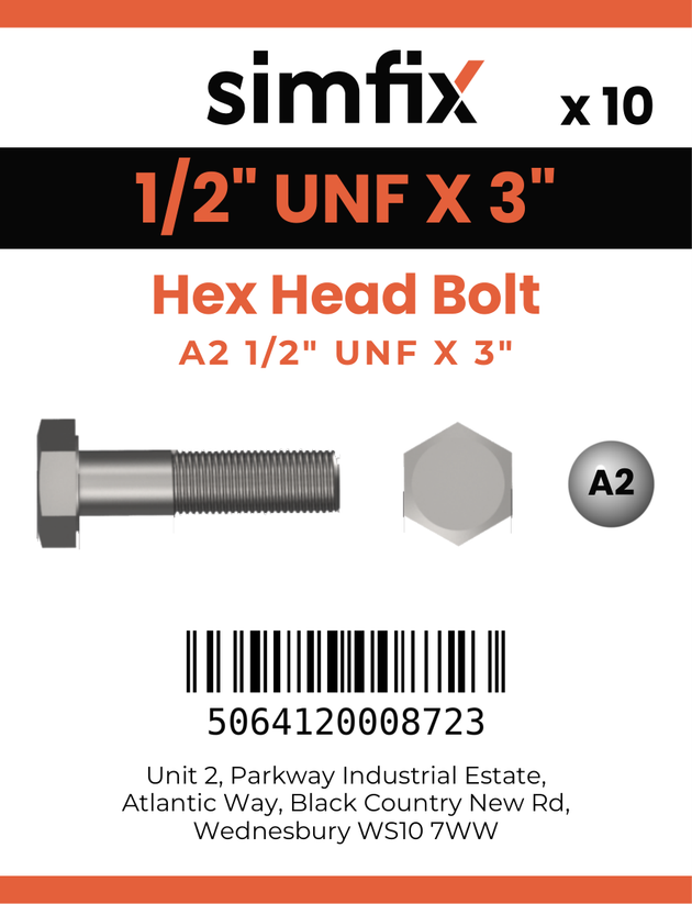 Simfix product label - 931UFA212076-D