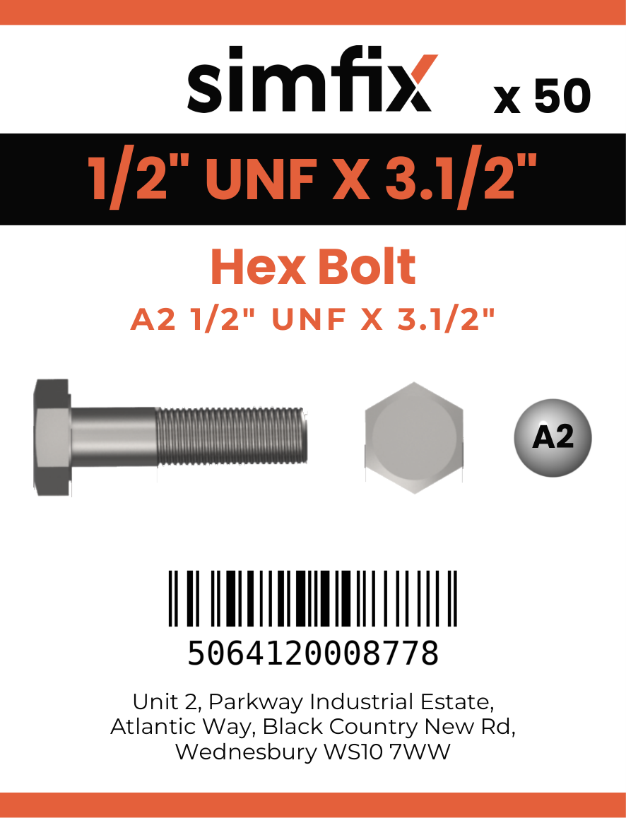 Simfix product label - 931UFA212089-T