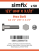 Simfix product label - 931UFA212089-T