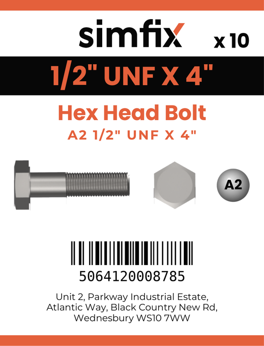 Simfix product label - 931UFA212102-D