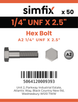 Simfix product label - 931UFA214064-T