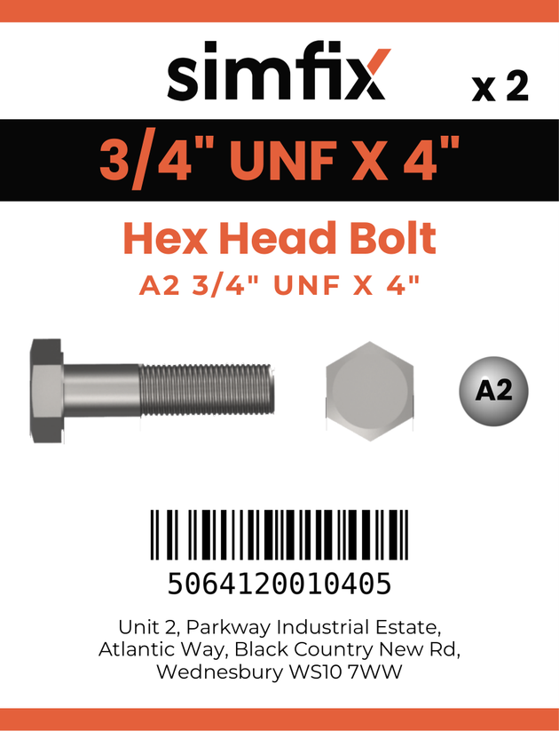 Simfix product label - 931UFA234102-D
