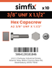 Simfix product label - 931UFA238038-D