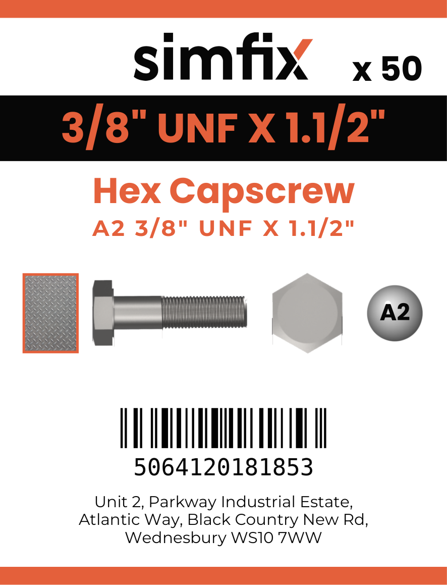 Simfix product label - 931UFA238038-T