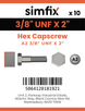 Simfix product label - 931UFA238051-D