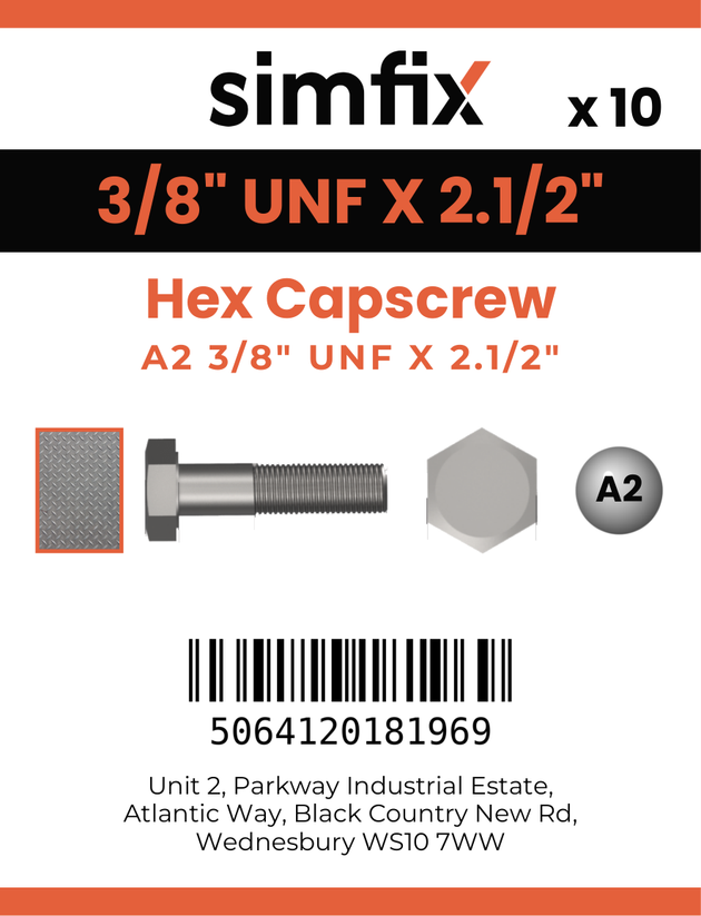 Simfix product label - 931UFA238064-D
