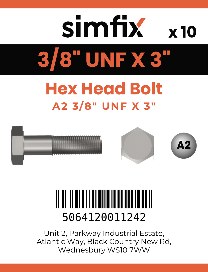 Simfix product label - 931UFA238076-D
