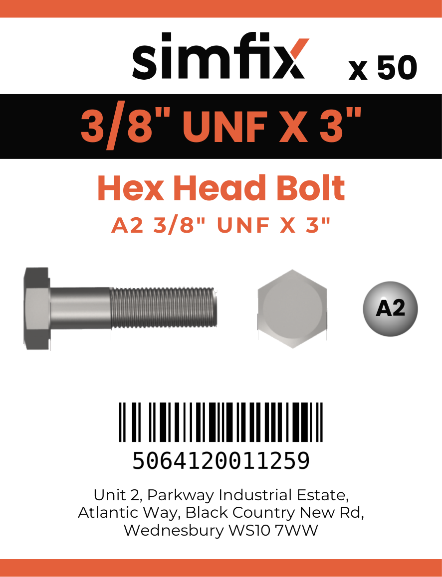 Simfix product label - 931UFA238076-T