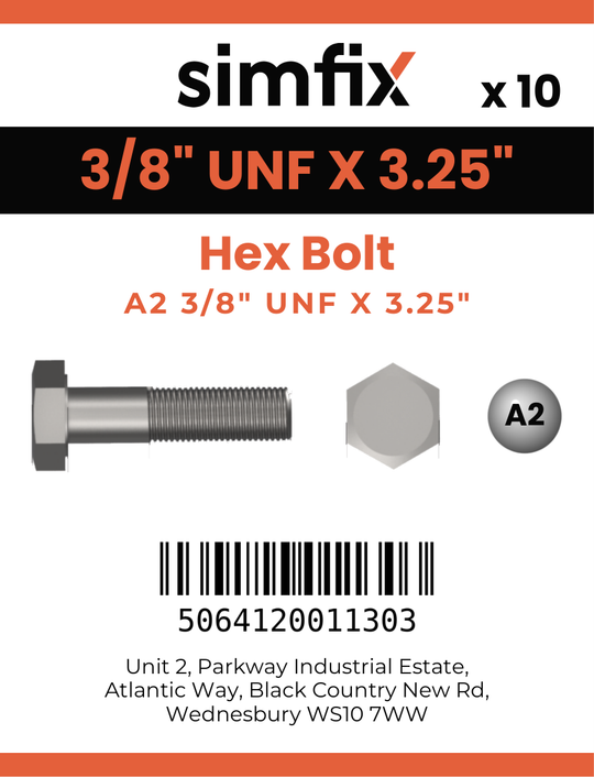 Simfix product label - 931UFA238083-D