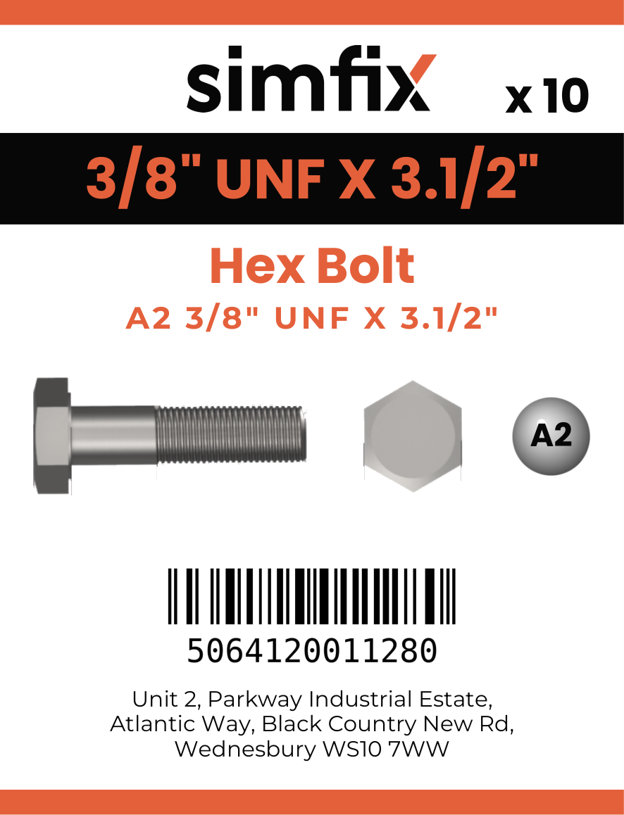 Simfix product label - 931UFA238089-D
