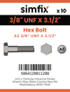 Simfix product label - 931UFA238089-D