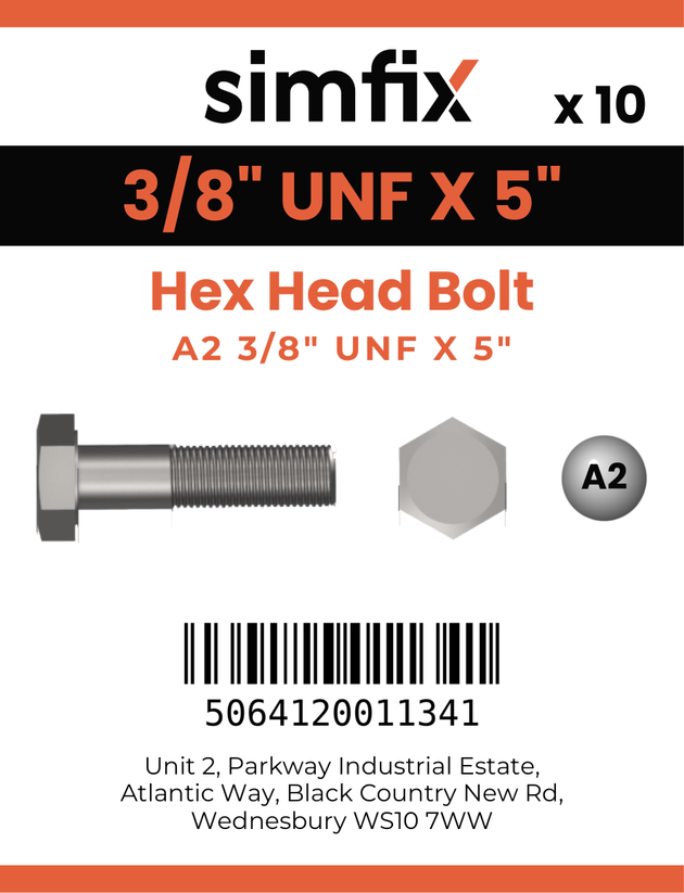 Simfix product label - 931UFA238127-D