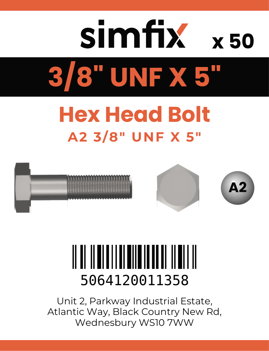 Simfix product label - 931UFA238127-T