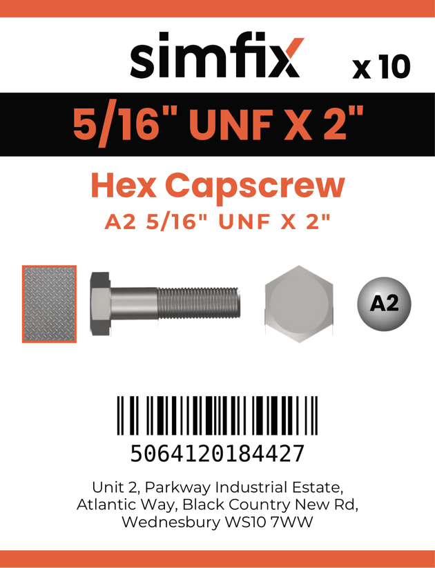 Simfix product label - 931UFA2516051-D
