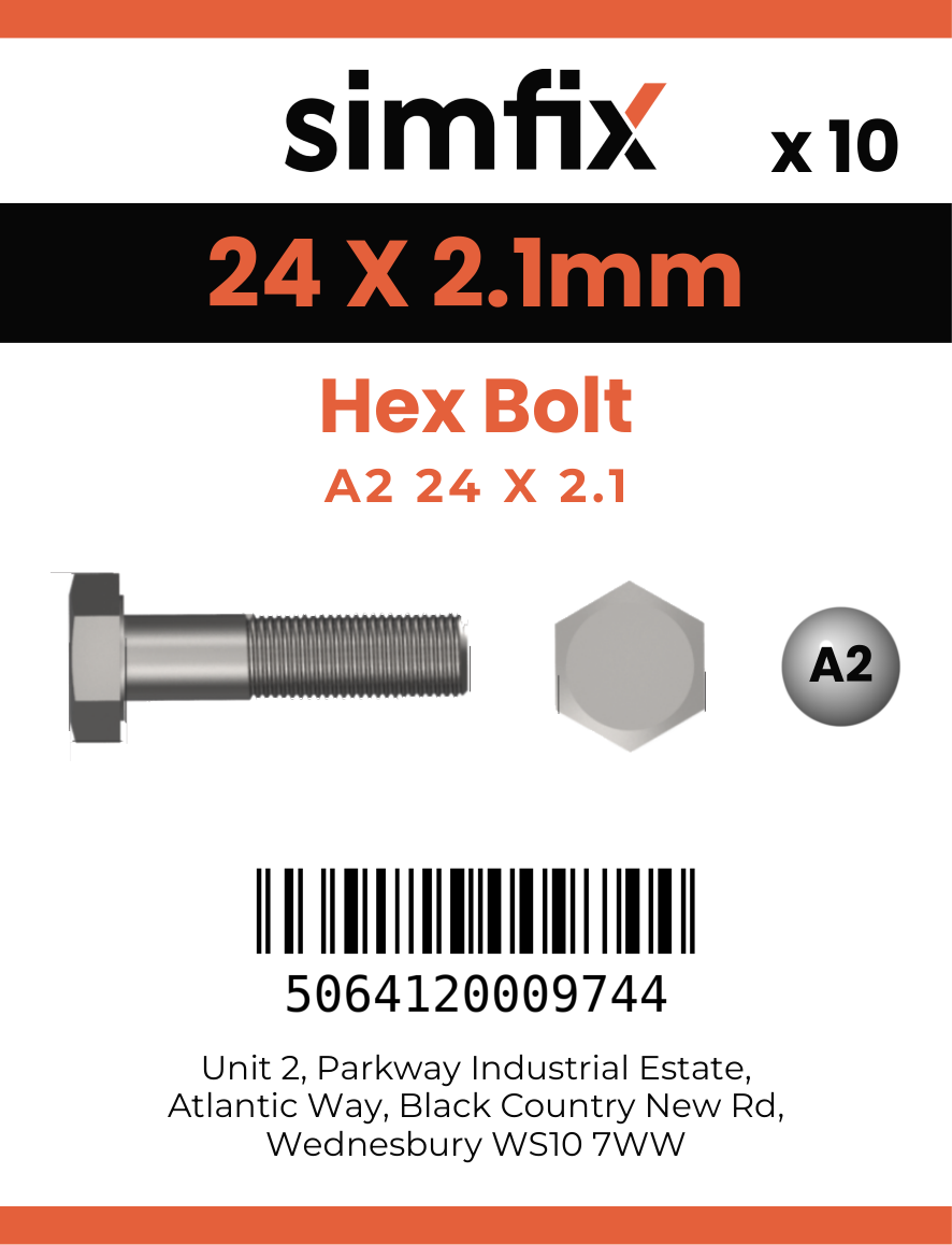 Simfix product label - 931UFA2516057-D
