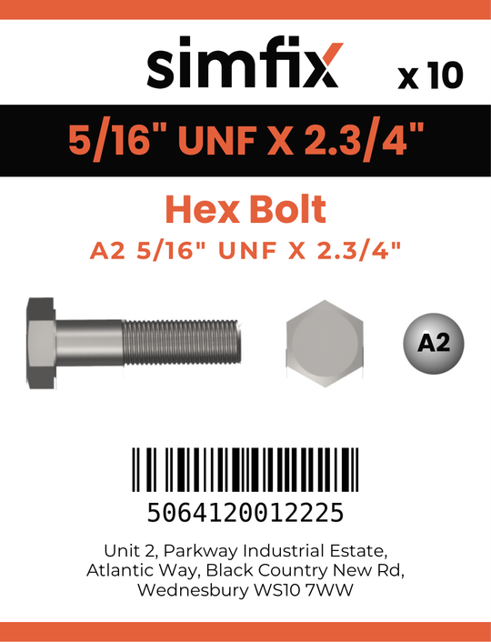 Simfix product label - 931UFA2516070-D