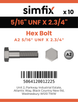 Simfix product label - 931UFA2516070-D
