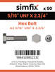 Simfix product label - 931UFA2516070-T